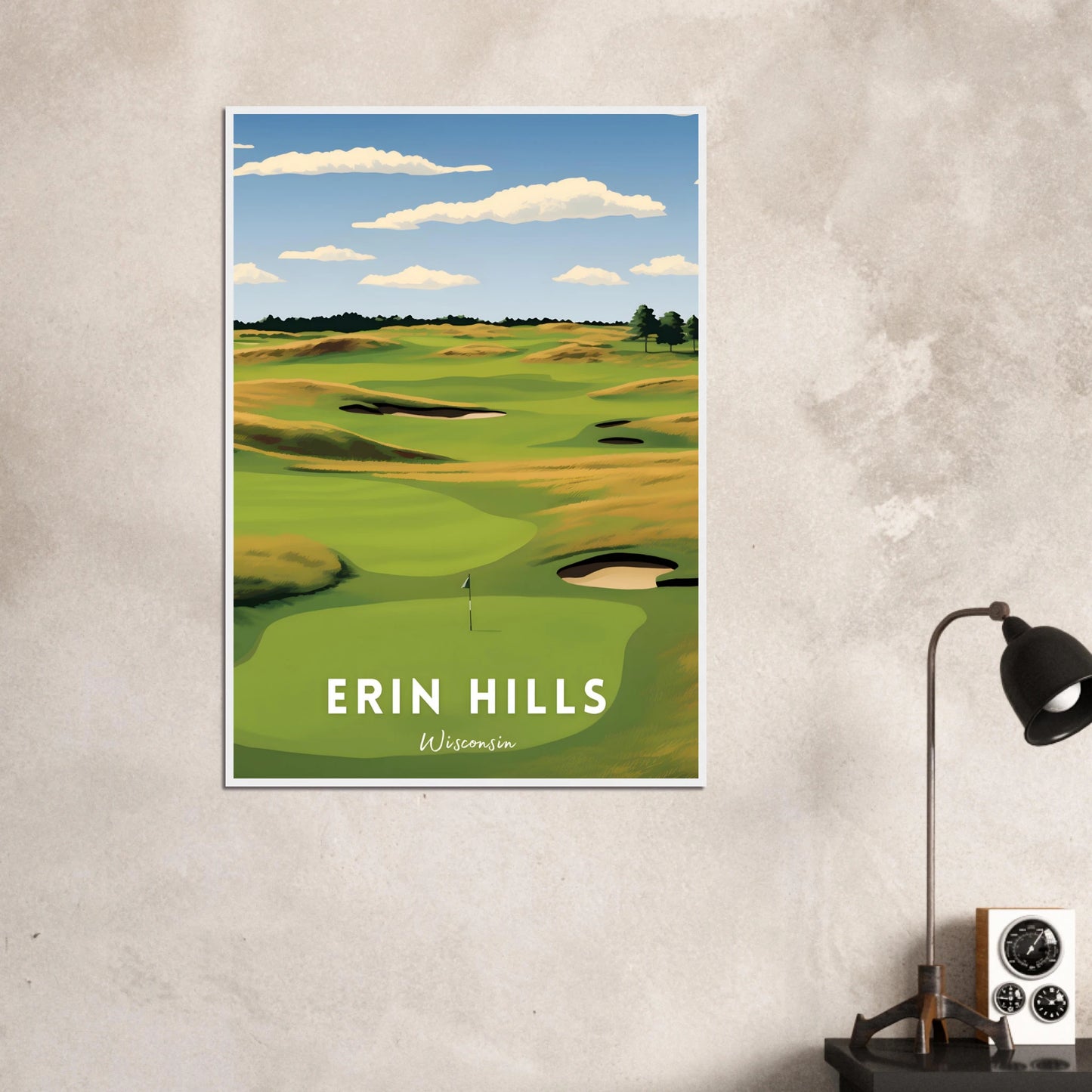 Erin Hills Golf Course Poster