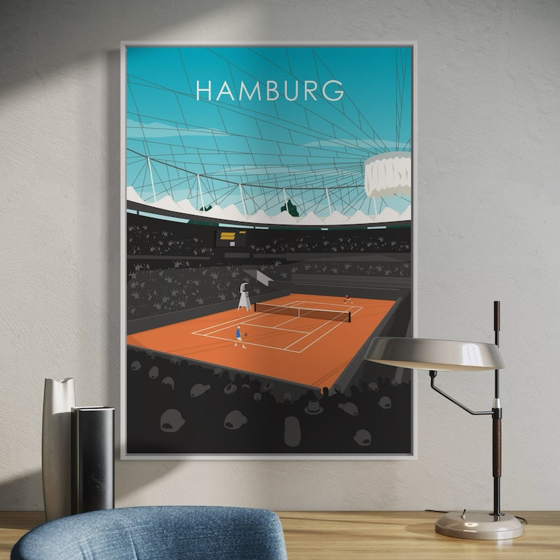 Hamburg ATP Tennis Poster