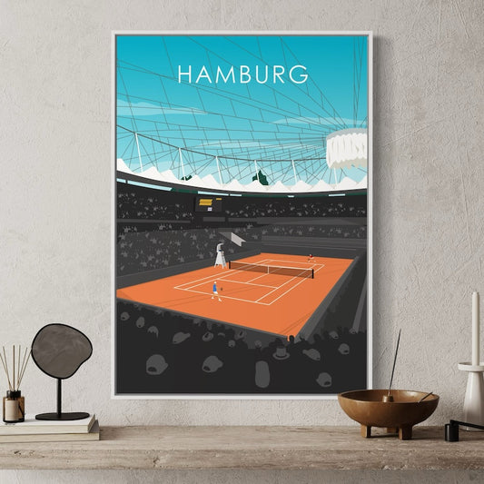 Hamburg ATP Tennis Poster