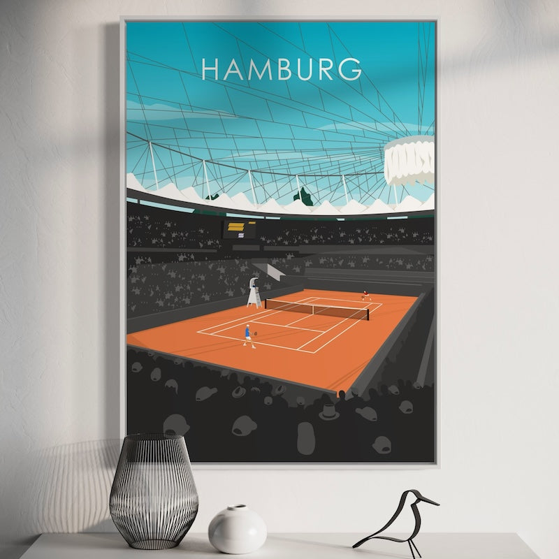 Hamburg ATP Tennis Poster