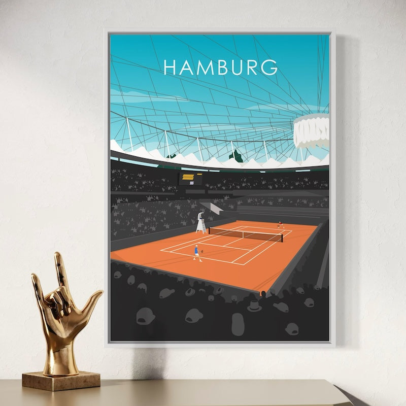 Hamburg ATP Tennis Poster