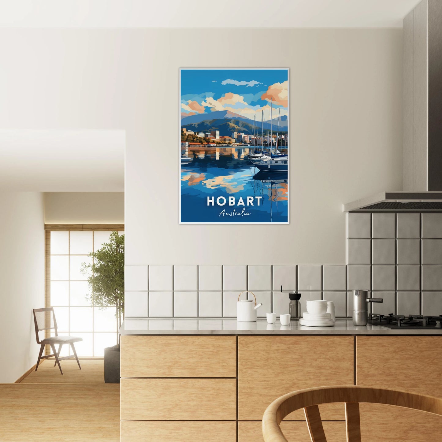 Hobart Travel Poster