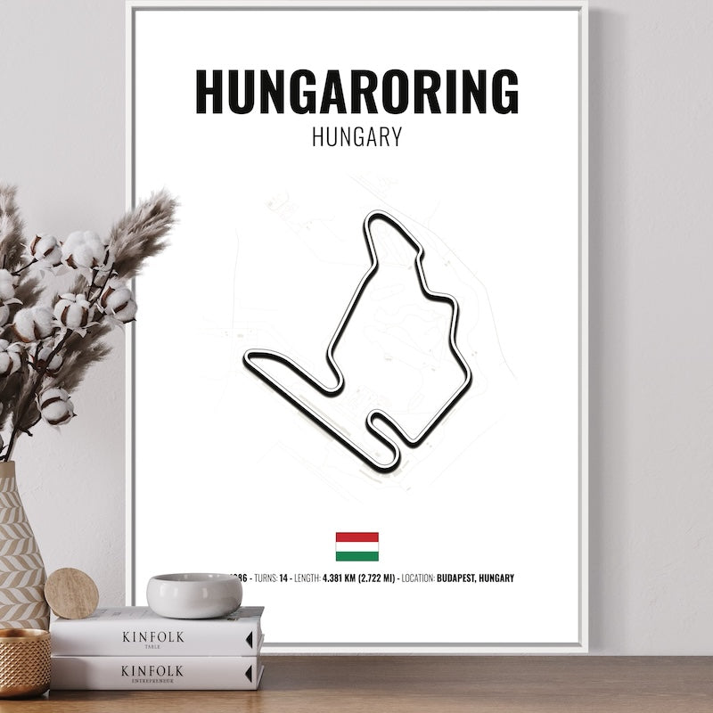 Hungaroring F1 Grand Prix Poster | Hungaroring F1 Grand Prix Print | Hungaroring F1 Grand Prix Wall Art