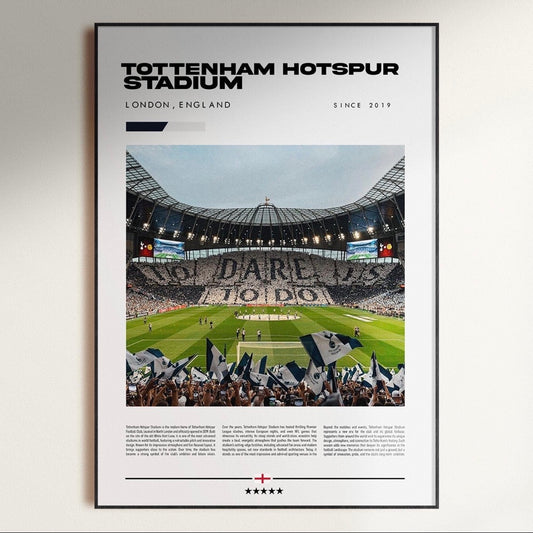Tottenham Hotspur Stadium Print | Spurs FC Poster | Football Wall Art Gift for Spurs Fans (Copy)