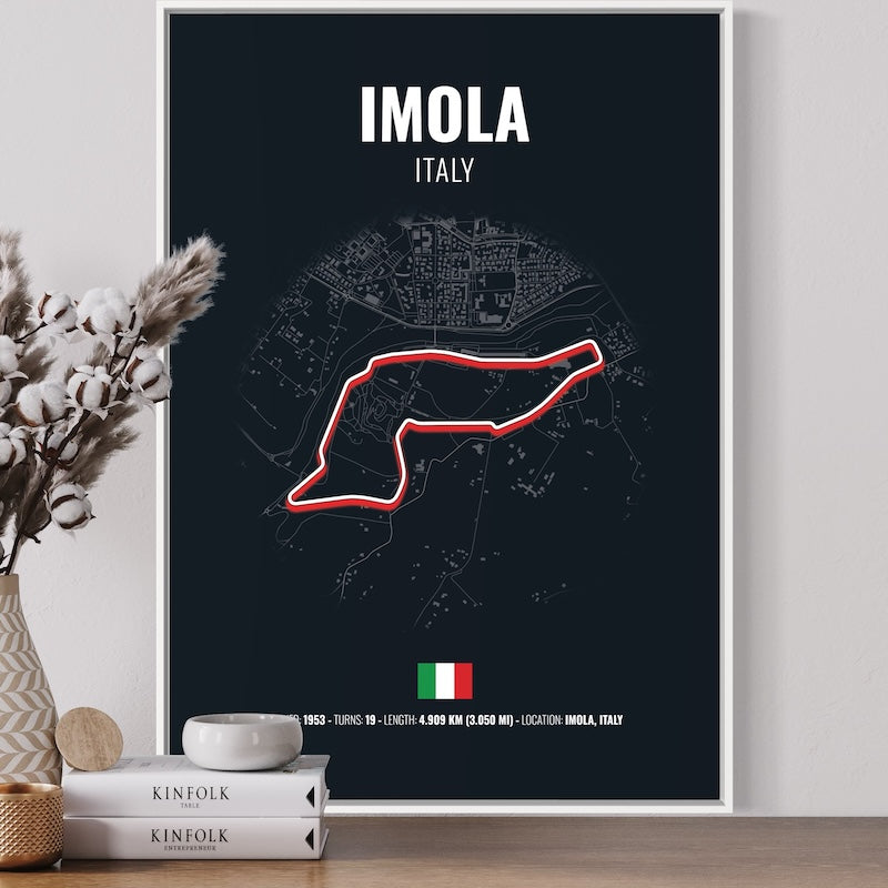 Imola F1 Grand Prix Poster | Imola F1 Grand Prix Print | Imola F1 Grand Prix Wall Art