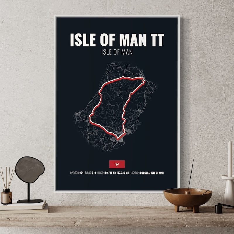 Isle of Man TT Poster | Isle of Man TT Print | Isle of Man TT Wall Art
