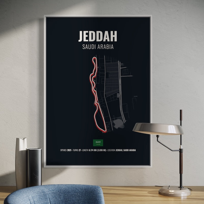 Jeddah F1 Grand Prix Poster | Jeddah F1 Grand Prix Print | Jeddah F1 Grand Prix Wall Art