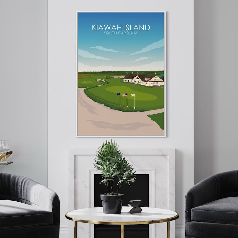 Kiawah Island Daytime Golf Course Print