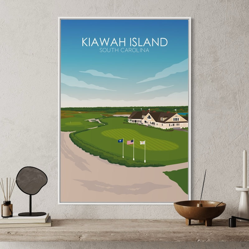 Kiawah Island Daytime Golf Course Print