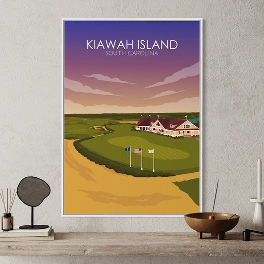 Kiawah Island Sunset Golf Course Print