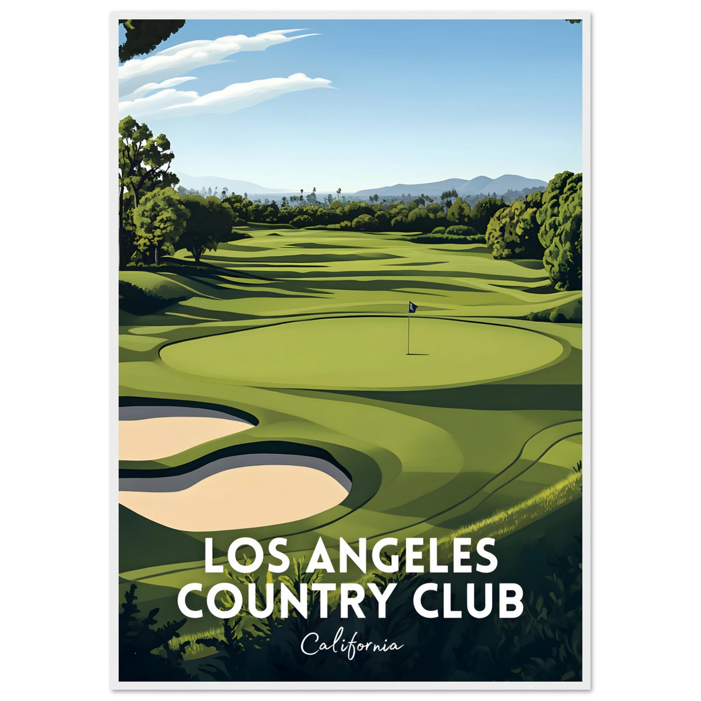 Los Angeles Country Club Poster