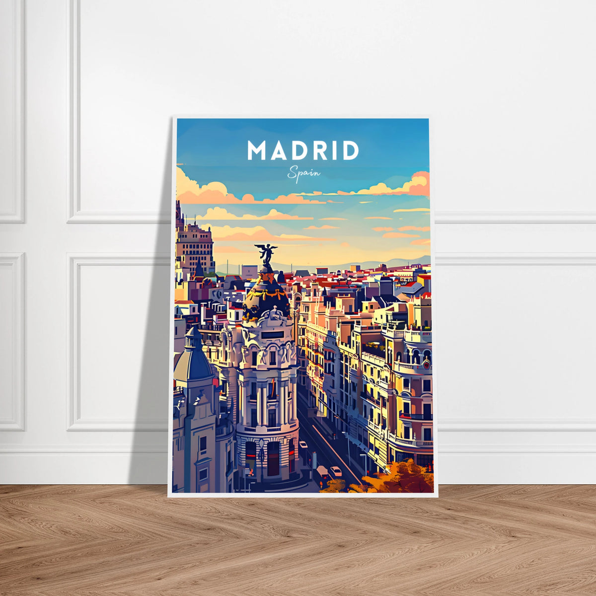 Madrid Poster Madrid, Spain Travel Poster – Favourite Place Prints