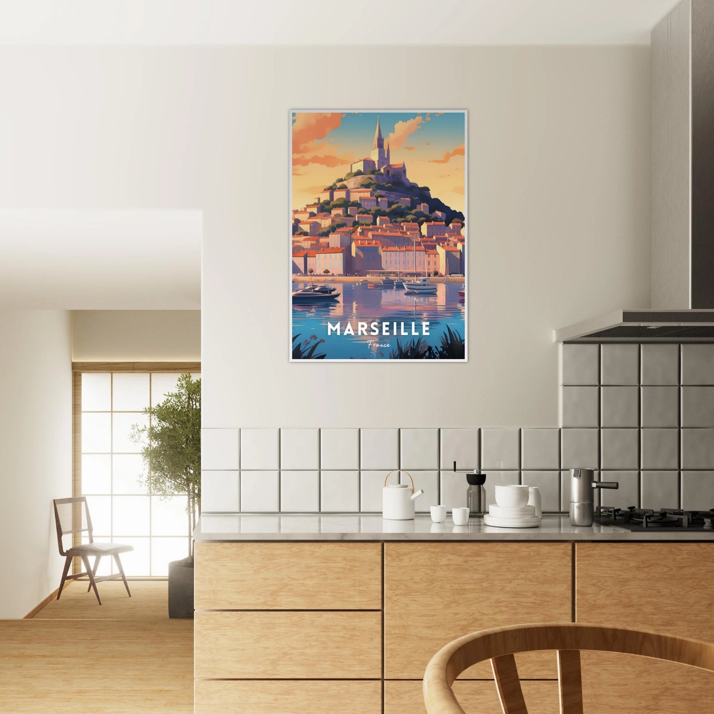 Marseille Travel Poster