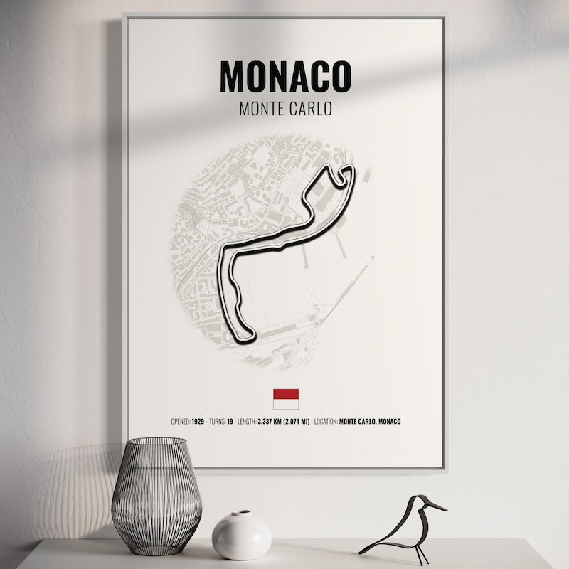 Monaco F1 Grand Prix Poster | Monaco F1 Grand Prix Print | Monaco F1 Grand Prix Wall Art