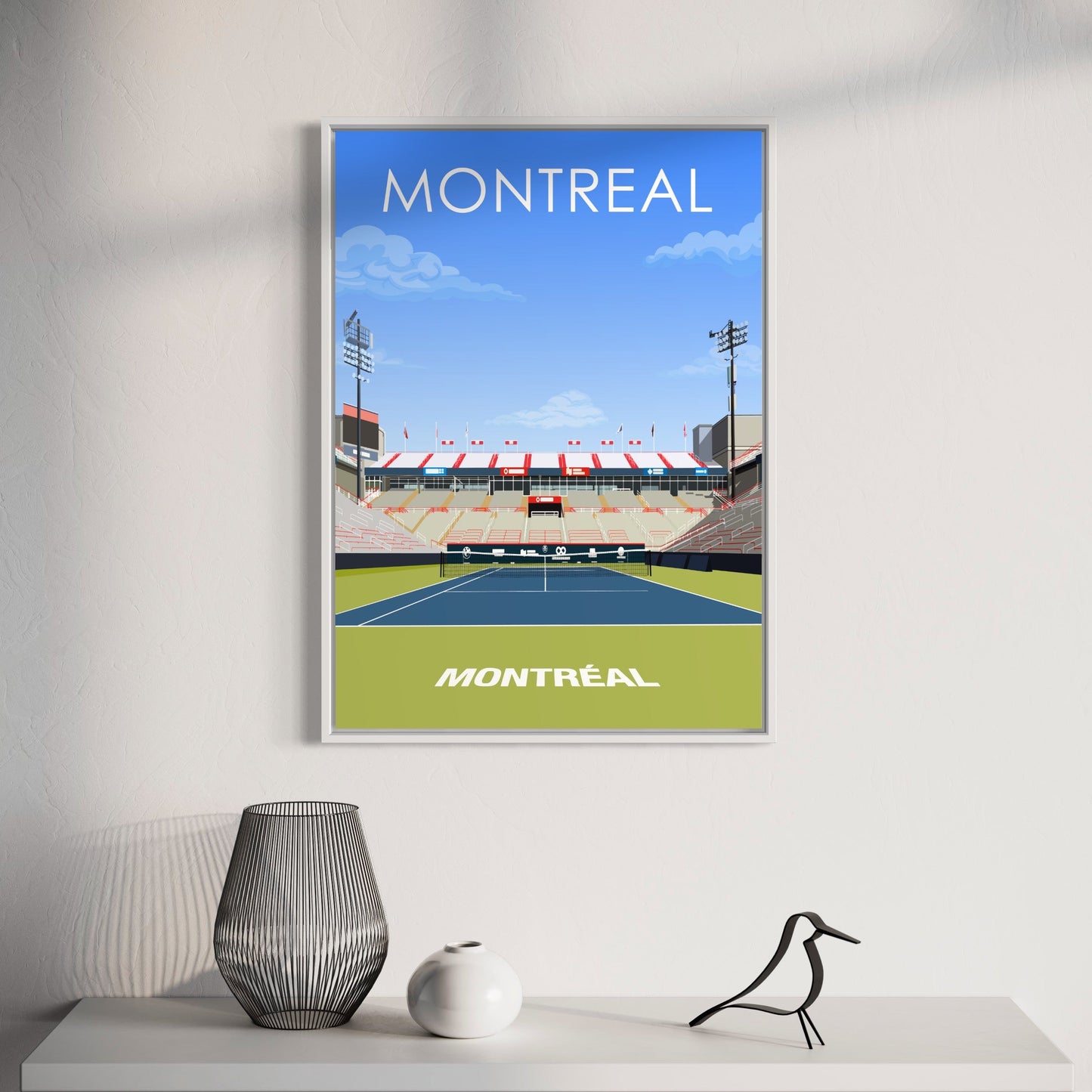 Montreal ATP/WTA Masters Tennis Stadium Poster