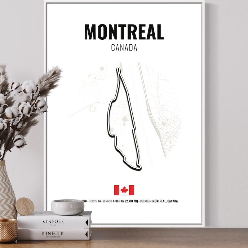Montreal F1 Grand Prix Poster | Montreal F1 Grand Prix Print | Montreal F1 Grand Prix Wall Art
