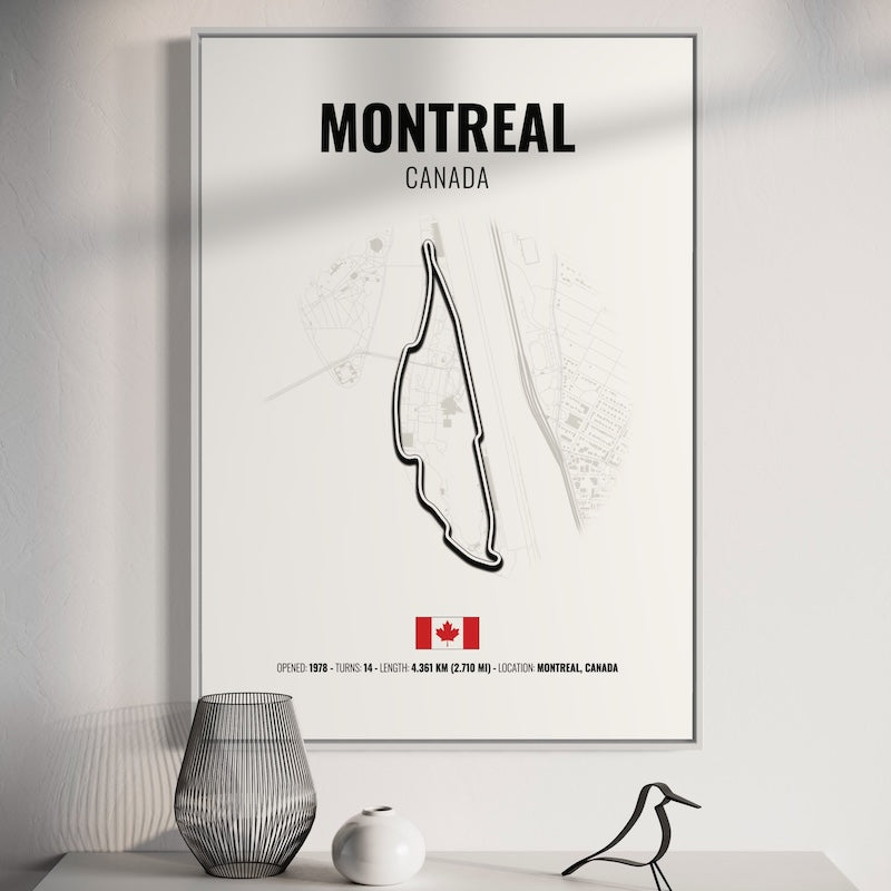 Montreal F1 Grand Prix Poster | Montreal F1 Grand Prix Print | Montreal F1 Grand Prix Wall Art