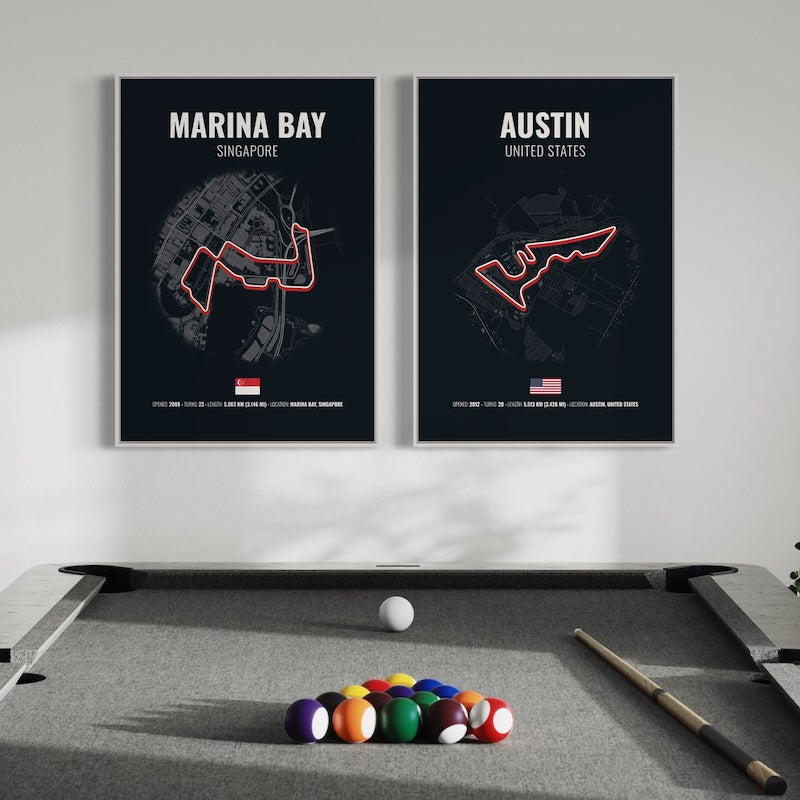 Yas Marina Formula 1 Poster | Yas Marina Formula 1 Print | Yas Marina Formula 1 Wall Art