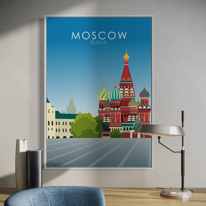 Moscow, Russia Poster | Moscow, Russia Print | Moscow, Russia Wall Art