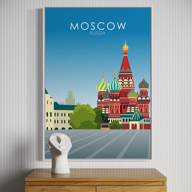 Moscow, Russia Poster | Moscow, Russia Print | Moscow, Russia Wall Art