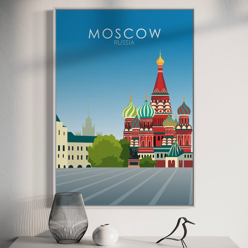 Moscow, Russia Poster | Moscow, Russia Print | Moscow, Russia Wall Art