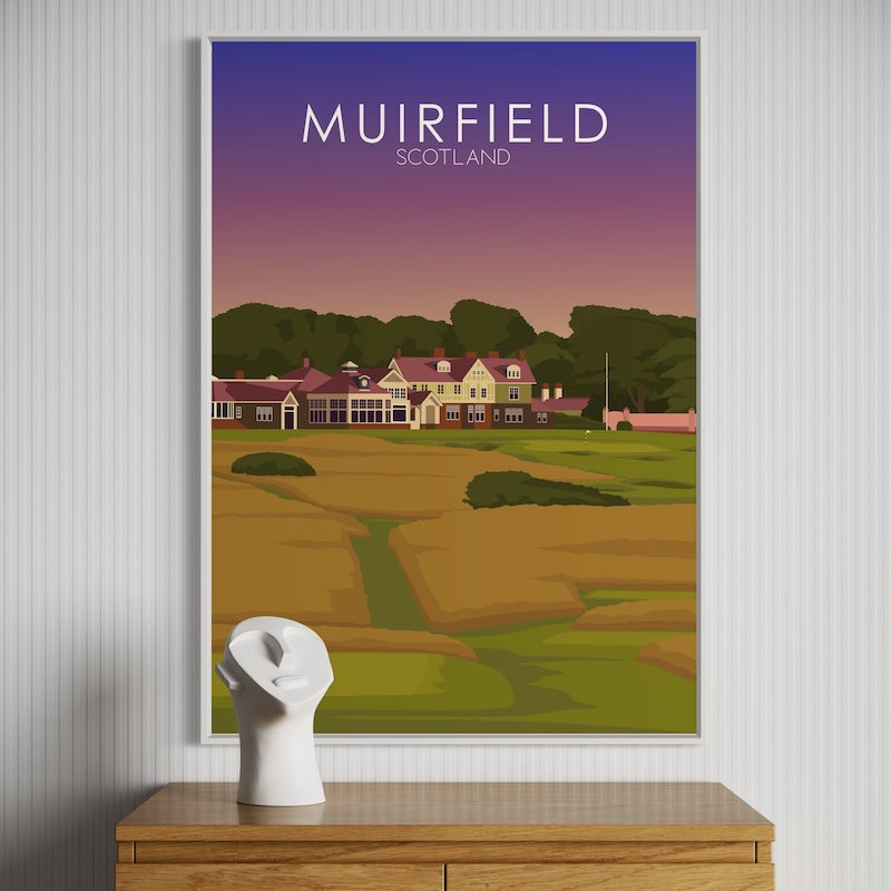Muirfield Golf Course Sunset Print