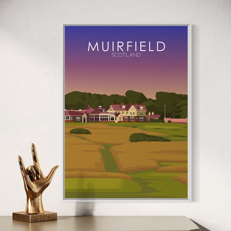 Muirfield Golf Course Sunset Print