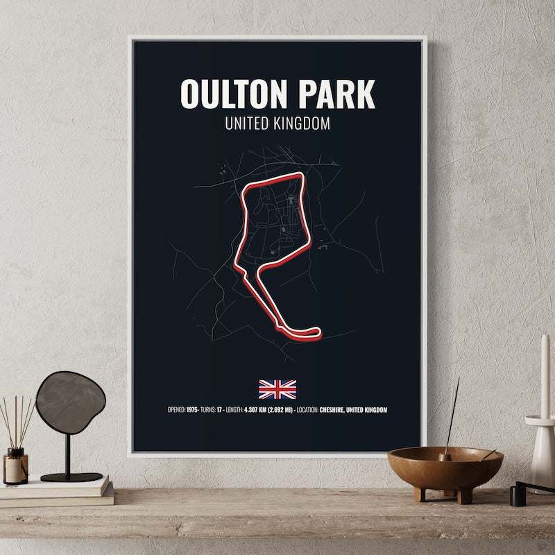 Oulton Park Poster | Oulton Park Print | Oulton Park Wall Art