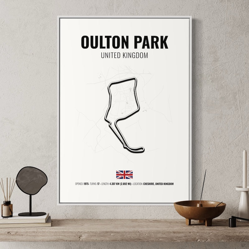 Oulton Park Poster | Oulton Park Print | Oulton Park Wall Art