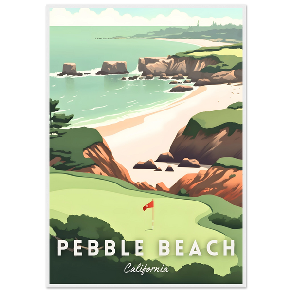 Pebble Beach Golf Print