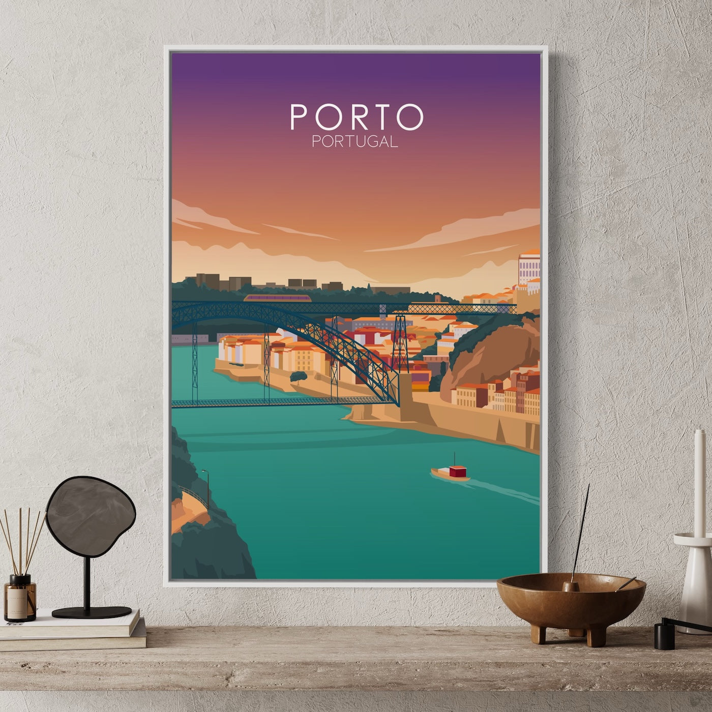 Porto Sunset, Portugal Poster | Porto Sunset, Portugal Print | Porto Sunset, Portugal Wall Art