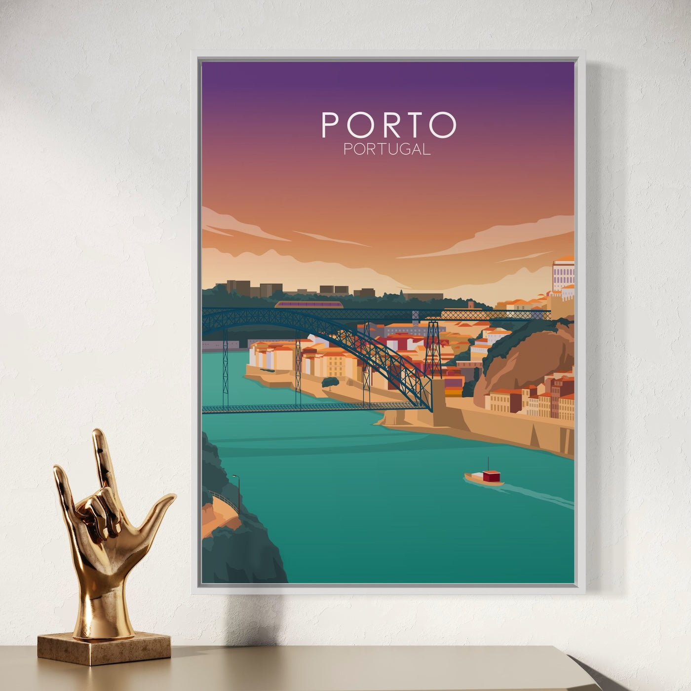 Porto Sunset, Portugal Poster | Porto Sunset, Portugal Print | Porto Sunset, Portugal Wall Art