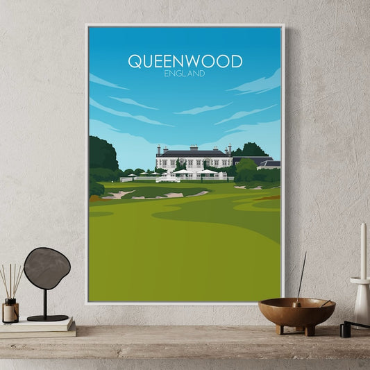 Queenwood Golf Course Print - Daytime