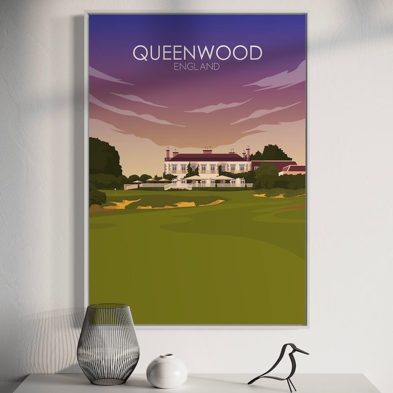 Queenwood Golf Course Print - Sunset