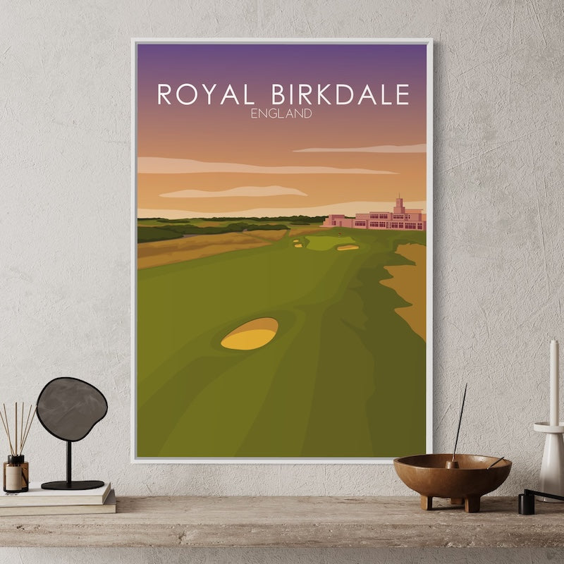 Royal Birkdale Golf Course Sunset Print