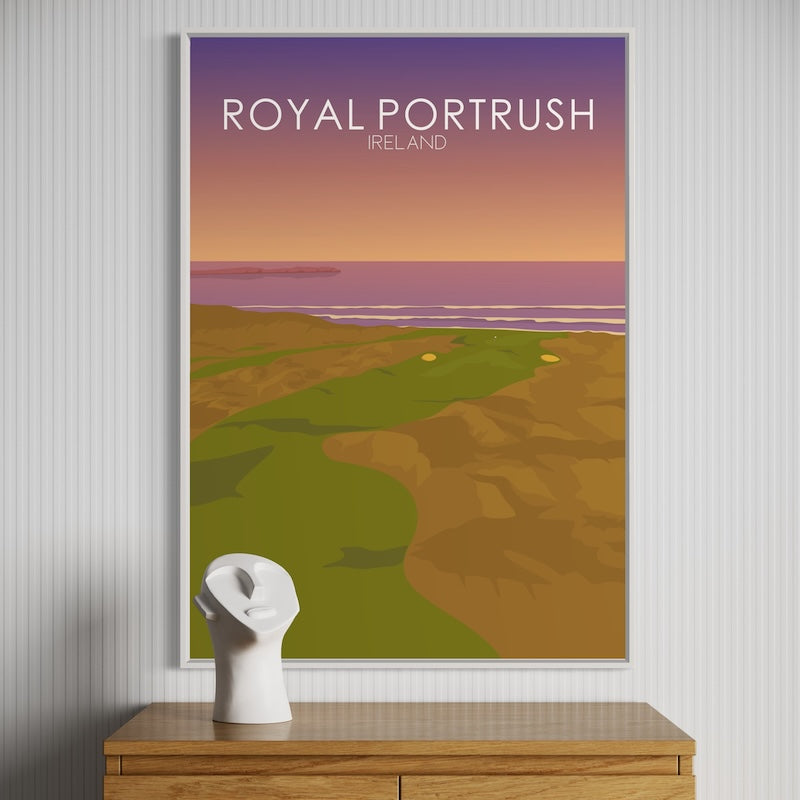Royal Portrush Golf Course Sunset Print
