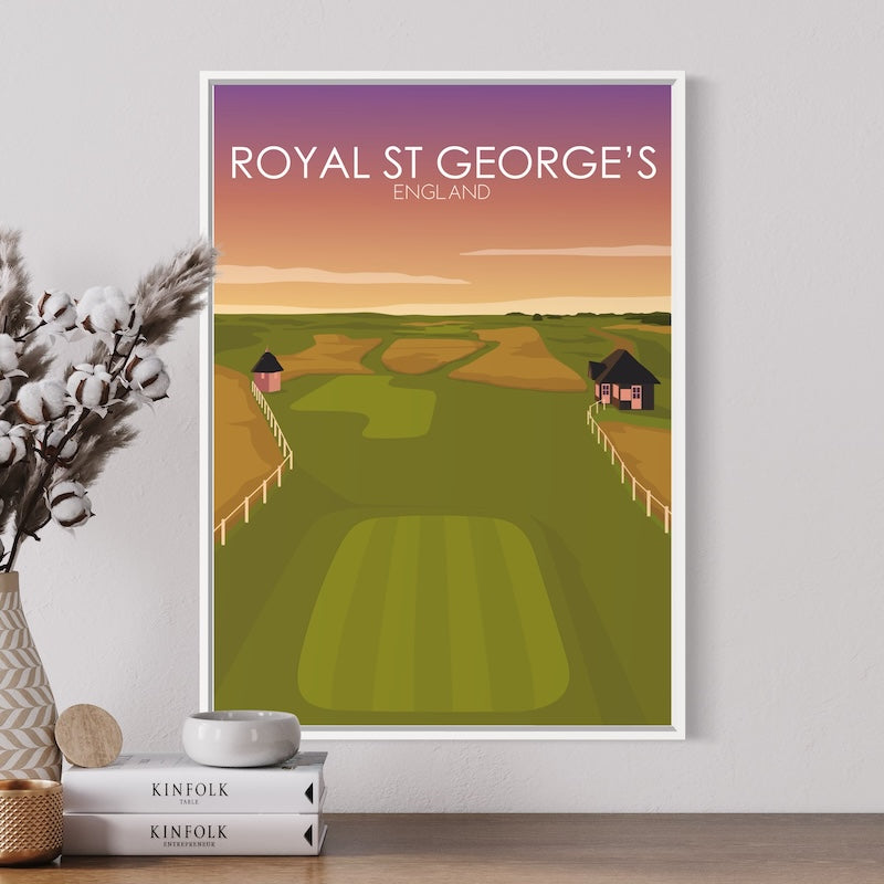 Royal St Georges Golf Course Sunset Print