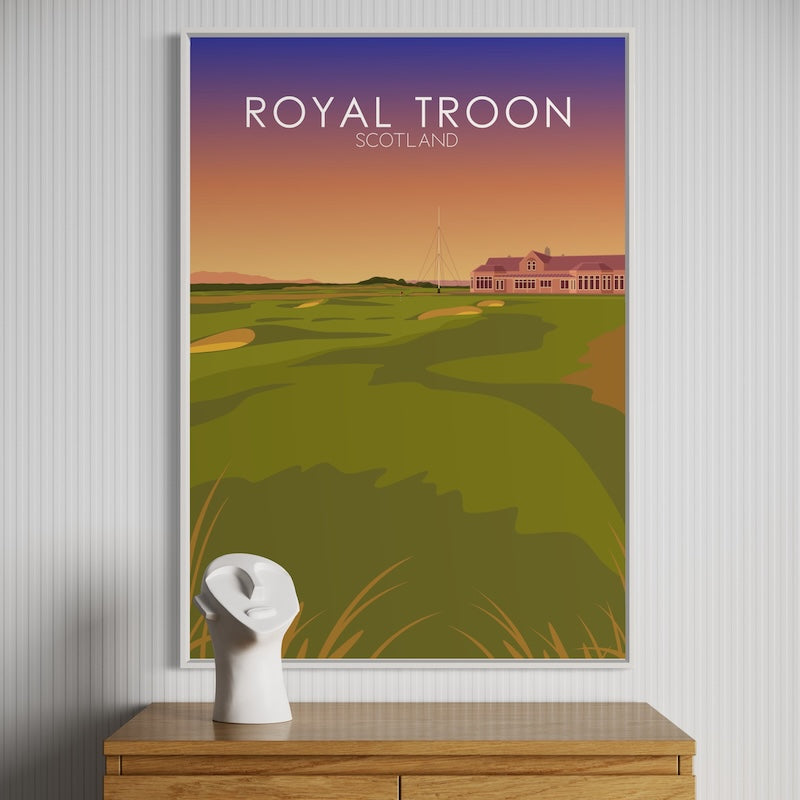 Royal Troon Golf Course Sunset Print