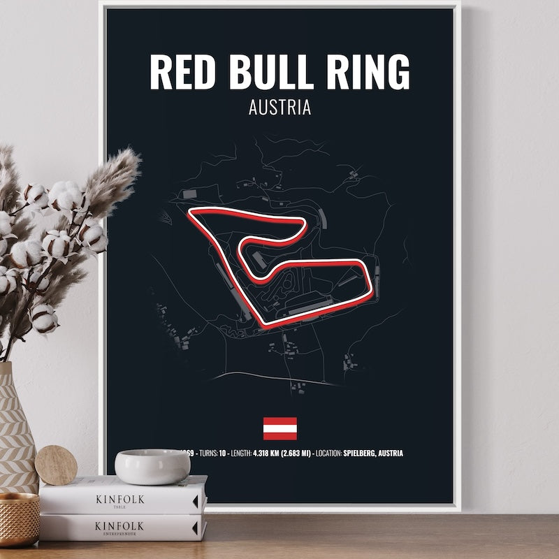 Red Bull Ring F1 Grand Prix Poster | Red Bull Ring F1 Grand Prix Print | Red Bull Ring F1 Grand Prix Wall Art