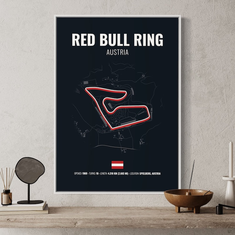 Red Bull Ring F1 Grand Prix Poster | Red Bull Ring F1 Grand Prix Print | Red Bull Ring F1 Grand Prix Wall Art