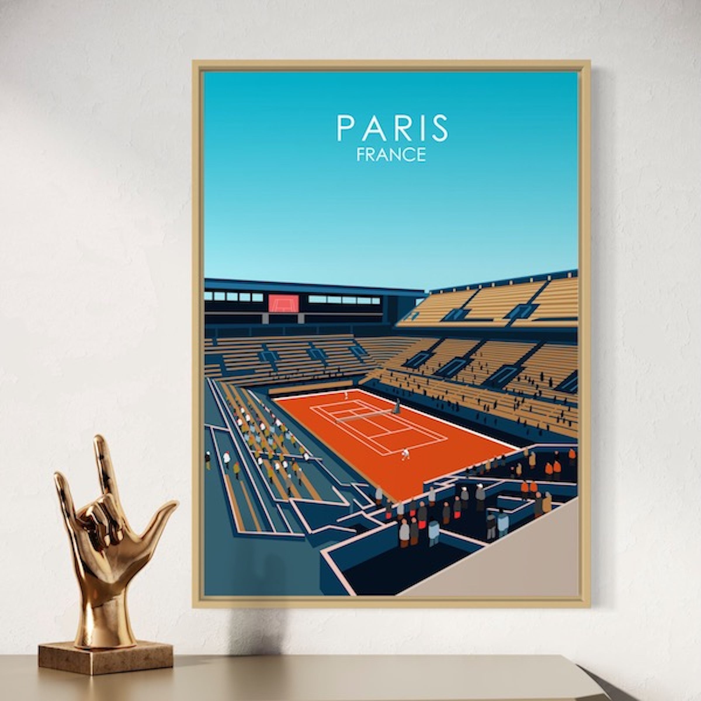 Roland Garros Poster | French Open Poster – Favourite Place Prints