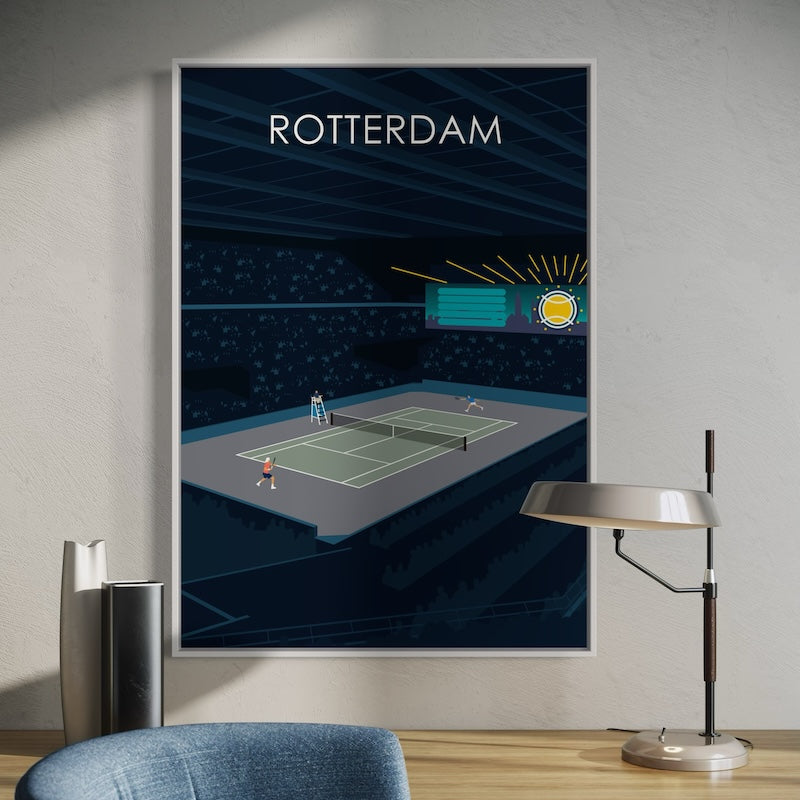 Rotterdam ATP Tennis Poster