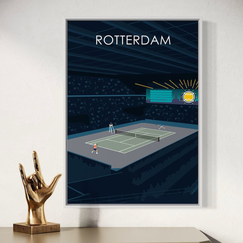 Rotterdam ATP Tennis Poster