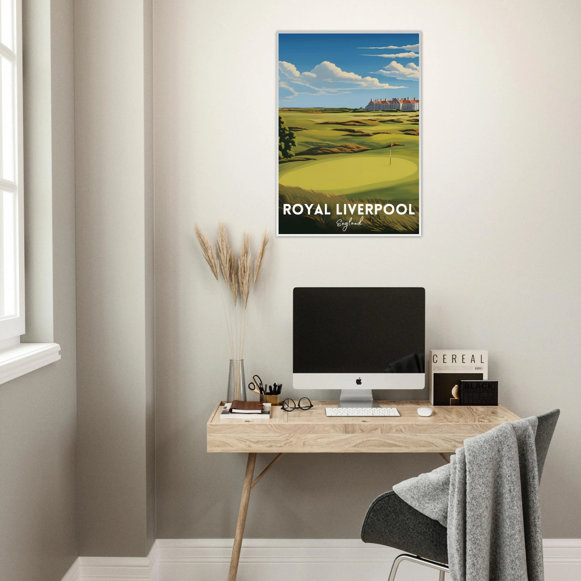 Royal Liverpool Golf Course Poster