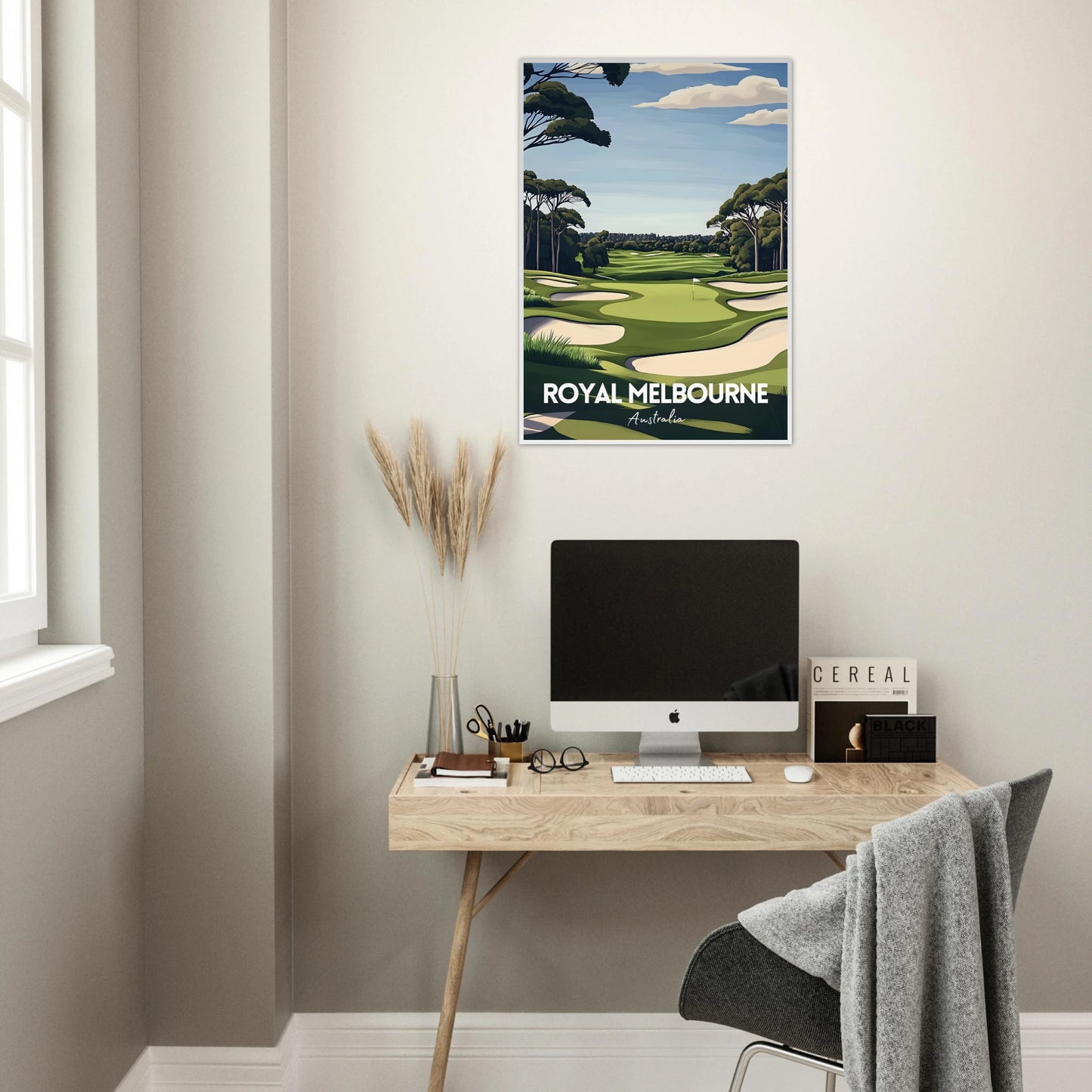 Royal Melbourne Golf Poster