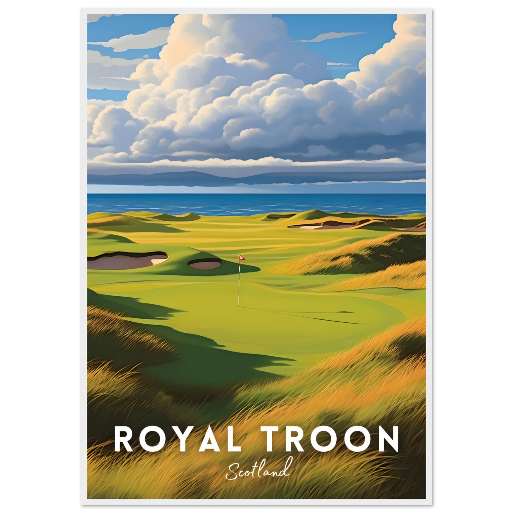 Royal Troon Golf Poster