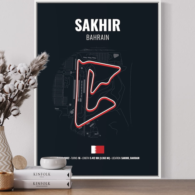 Sakhir F1 Grand Prix Poster | Sakhir F1 Grand Prix Print | Sakhir F1 Grand Prix Wall Art