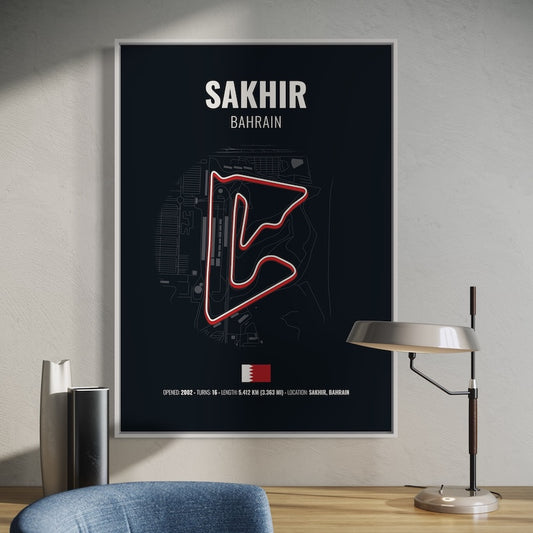 Sakhir F1 Grand Prix Poster | Sakhir F1 Grand Prix Print | Sakhir F1 Grand Prix Wall Art