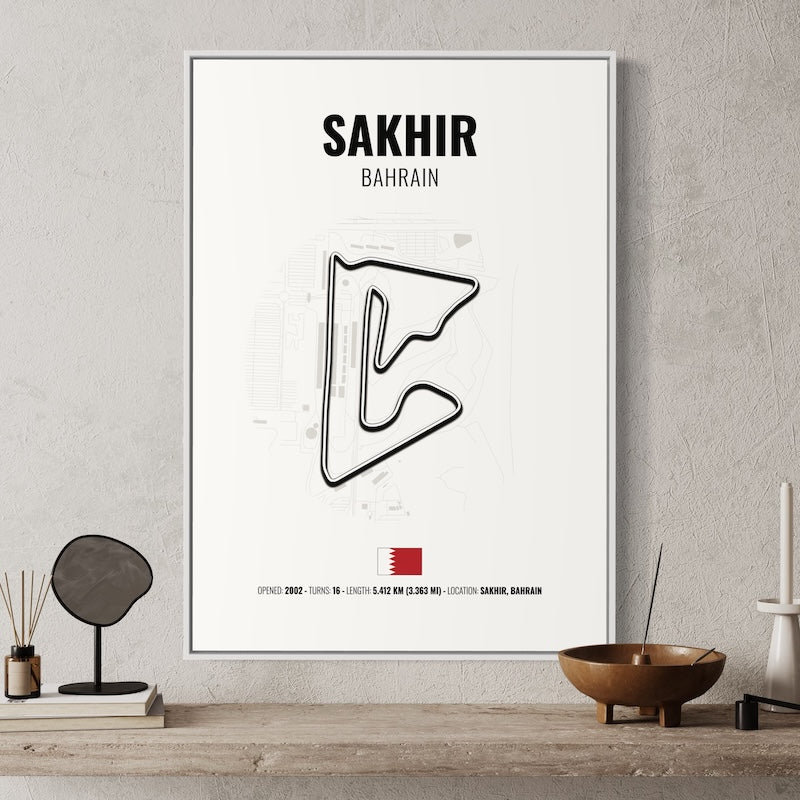 Sakhir F1 Grand Prix Poster | Sakhir F1 Grand Prix Print | Sakhir F1 Grand Prix Wall Art