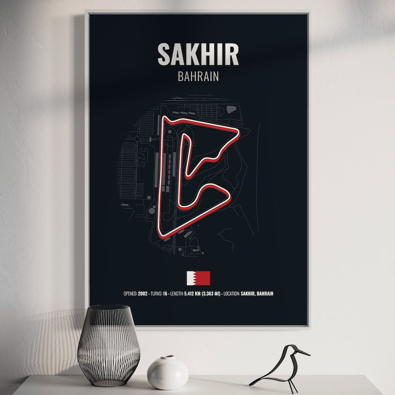 Sakhir F1 Grand Prix Poster | Sakhir F1 Grand Prix Print | Sakhir F1 Grand Prix Wall Art